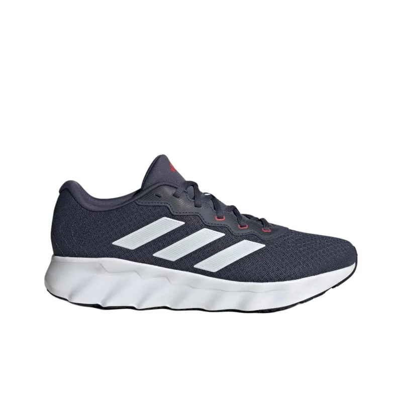 Adidas Switch Move Cushioning Wear Resistant Low Top Running Shoes Unisex Black White-1