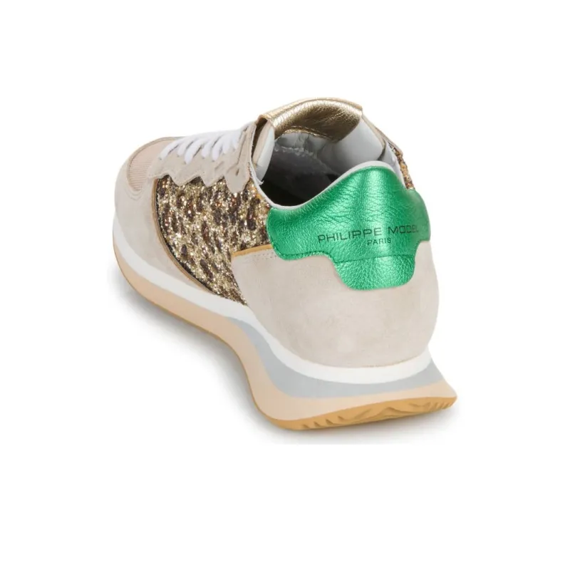 PHILIPPE MODEL TRPX Abrasion Resistant Low Top Casual Shoes Women's Multicolor-4