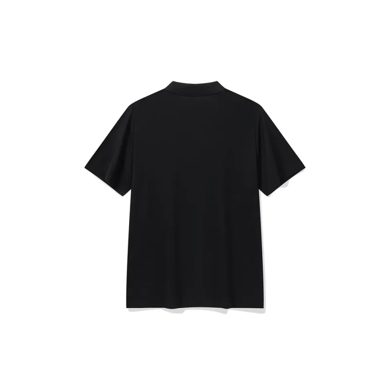 XTEP Polo Shirts Men Jet Black-1