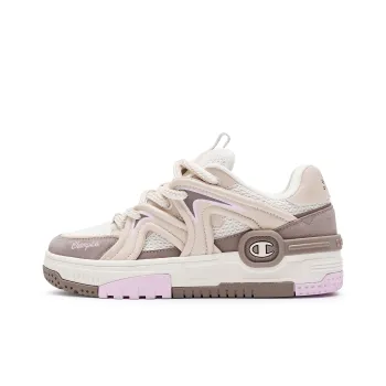 Champion Karst Skate Skateboard Shoes Women's Milk White/Velvet Brown