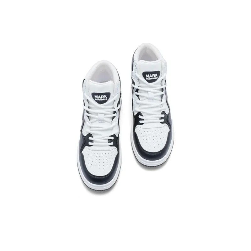 FAIRWHALE High Top Skateboard Shoes Unisex Black-3