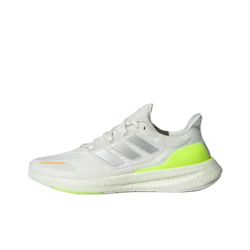 Adidas Pureboost 23 Running Shoes Unisex Low-Top White/Yellow