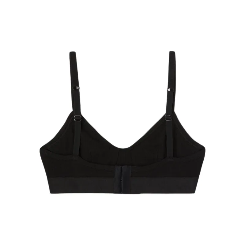 PALM ANGELS Logo embroidered Balconette Bra-1
