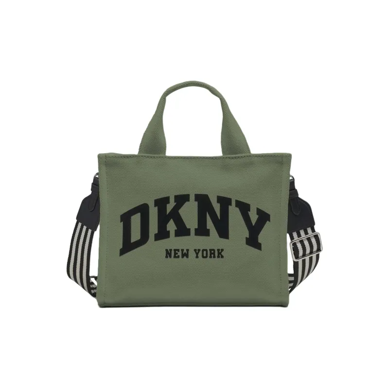 DKNY 100% Cotton Shoulder Bag Crossbody Bag Handbag Women's Green-0