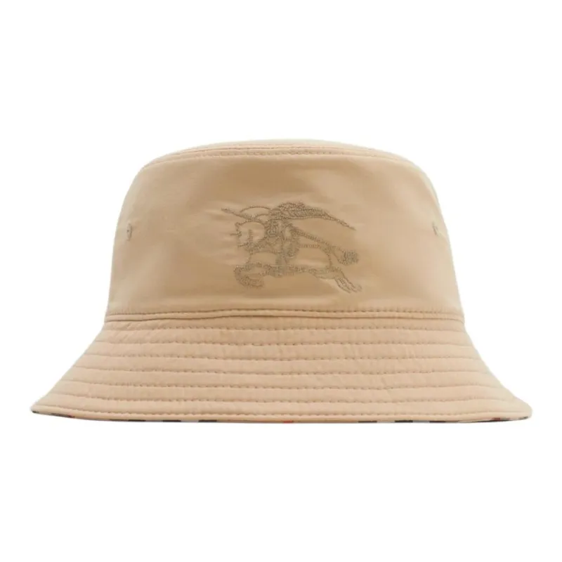 Burberry Equestrian Knight Embroidered Reversible Bucket Hat-0
