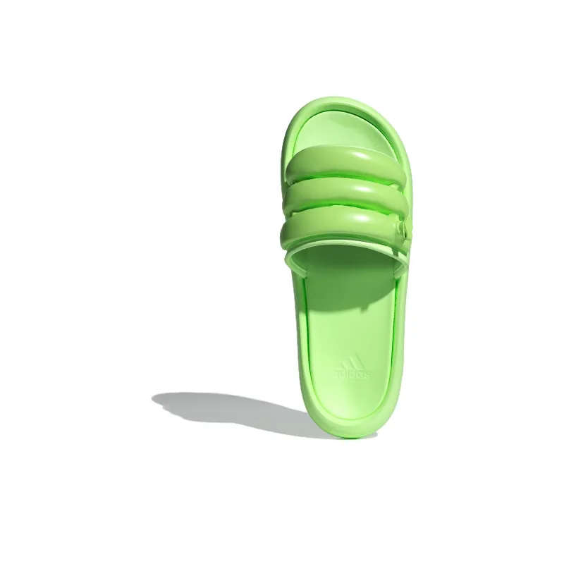 Adidas Adilette Zplaash Slides Green Spark-4