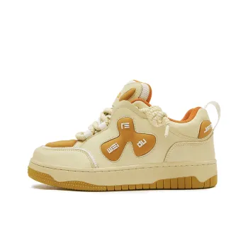 JRYB Skateboard Shoes Unisex Low Top Light Yellow