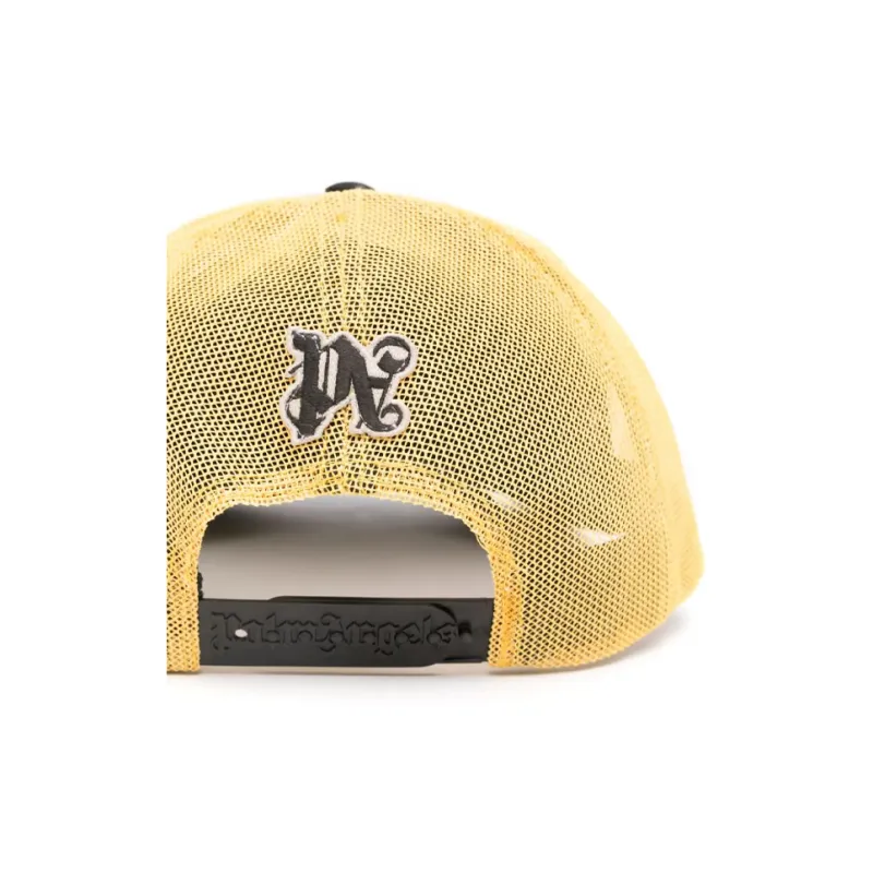 PALM ANGELS Burning Palm print Mesh Cap-2