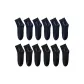 [Box Included 12 Pack]6 Black+6 Navy Blue