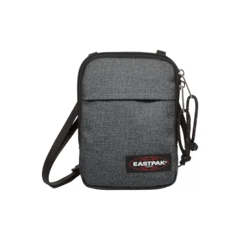 EASTPAK Nylon With Polyester Shoulder Bag Crossbody Bag Small Size Unisex Black Gray Color
