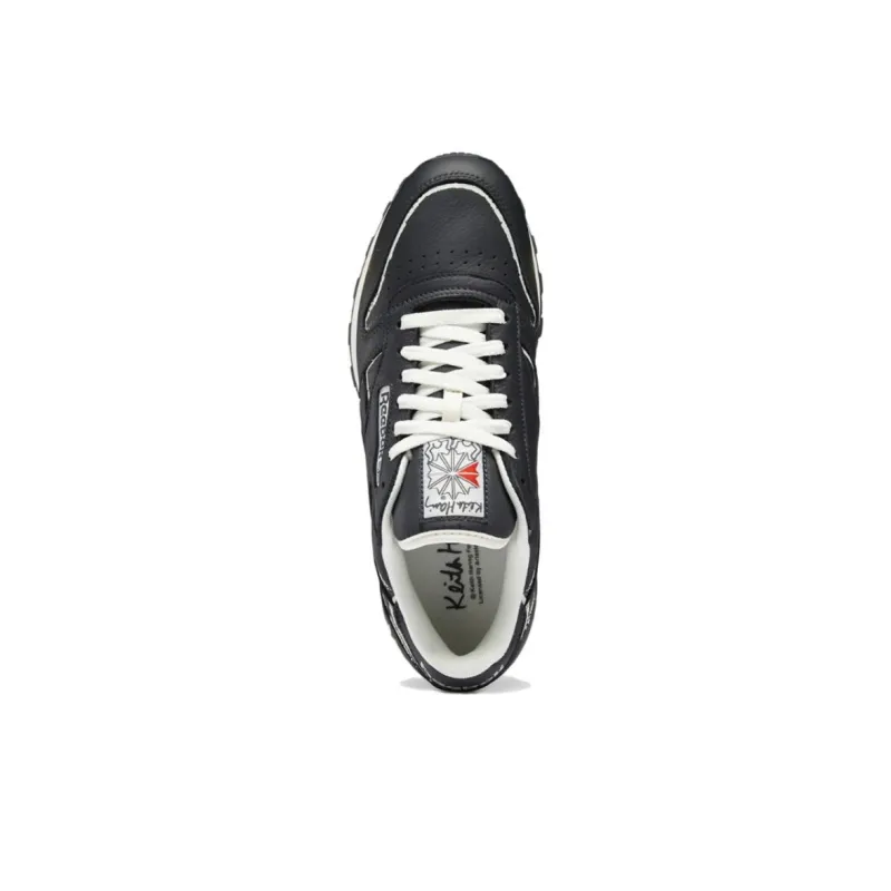 Reebok Classic Leather Keith Haring Pure Grey Chalkboard Dog-4