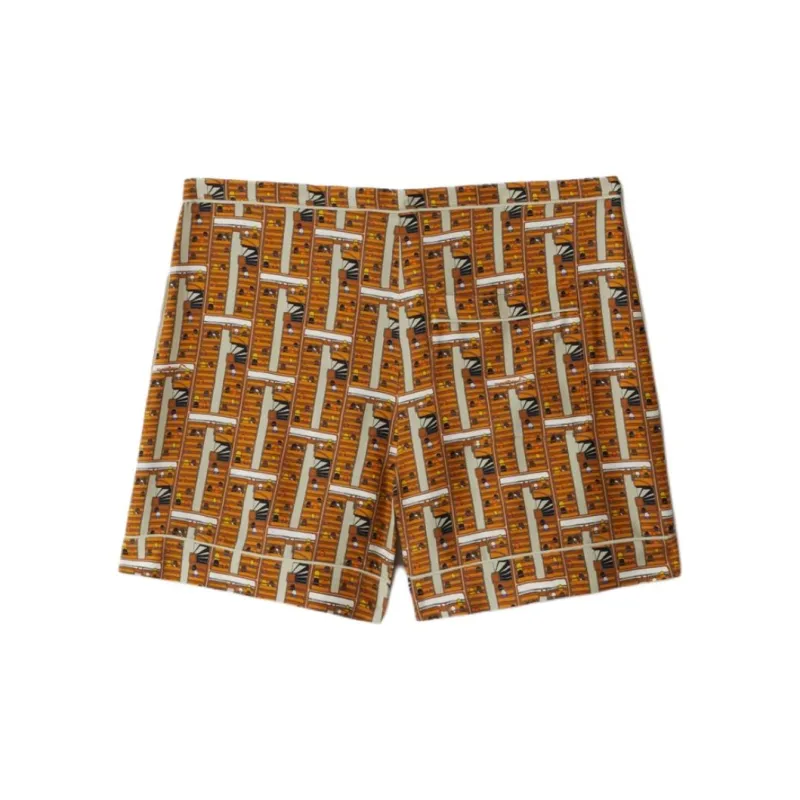 Burberry Casual Shorts Women's Brown-1
