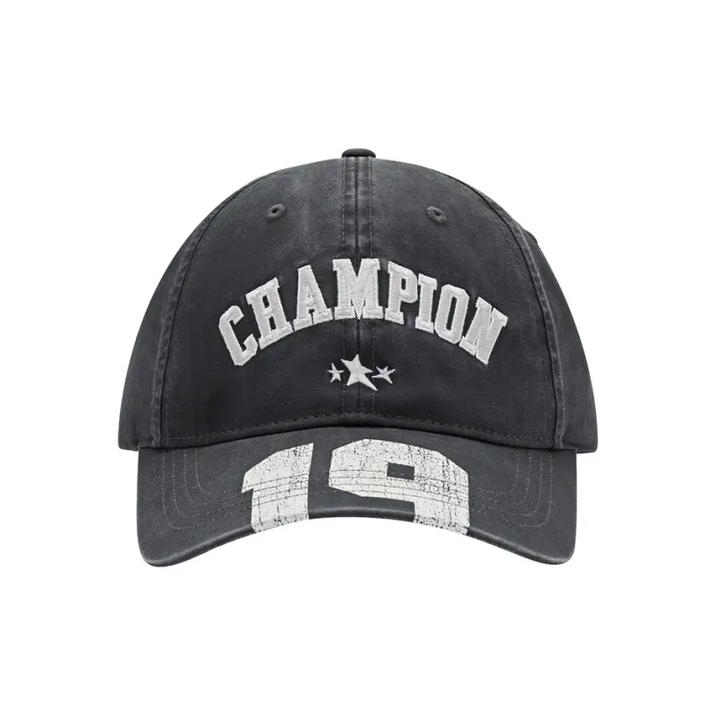 Champion Cotton Baseball Caps Unisex Dark Gray-0
