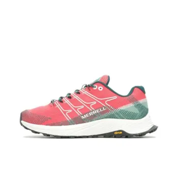 MERRELL Moab Flight Slip Resistant Low Top Trail Running Shoes Women's Coral