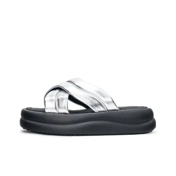 Humanism 1986 PVC Polyvinyl Chloride Abrasion Resistant Massage Slide Slippers Women's