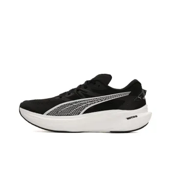 PUMA Deviate NITRO 3 Low Top Casual Running Shoes Men's Black White