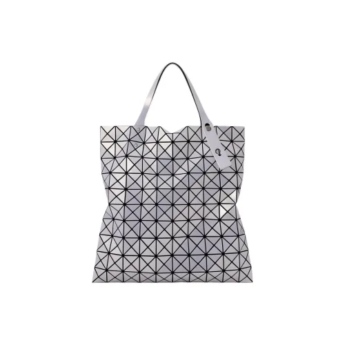 ISSEY MIYAKE Prism Polyester Tote Bag, Shopping Bag, Handbag, Shoulder Bag Women's Silver Blue