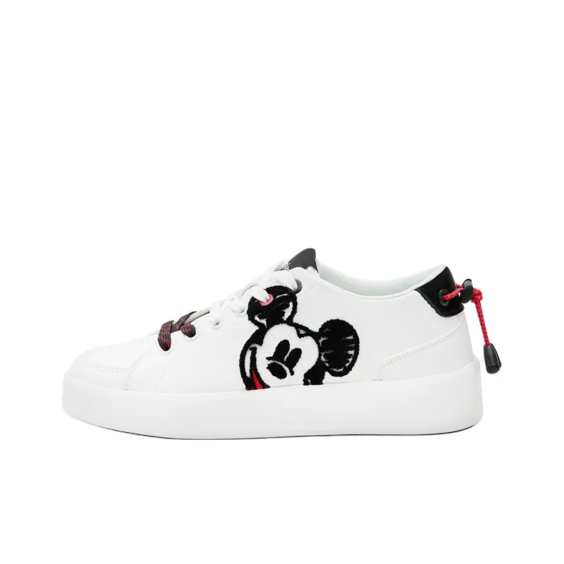 Desigual Low-Top Skateboard Shoes Women's White-0