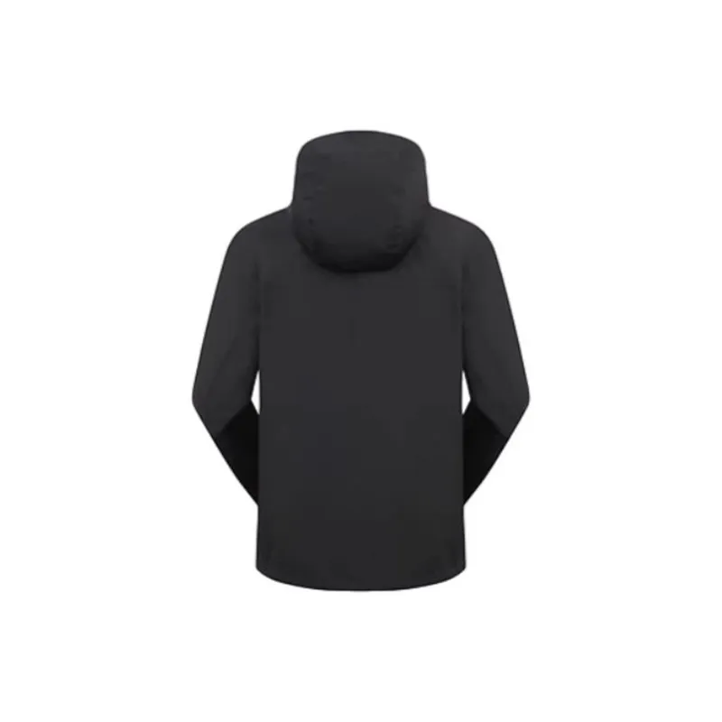 TOREAD Water Resistant Windproof Breathable Wear Resistant Windbreaker Jacket Unisex Black-1