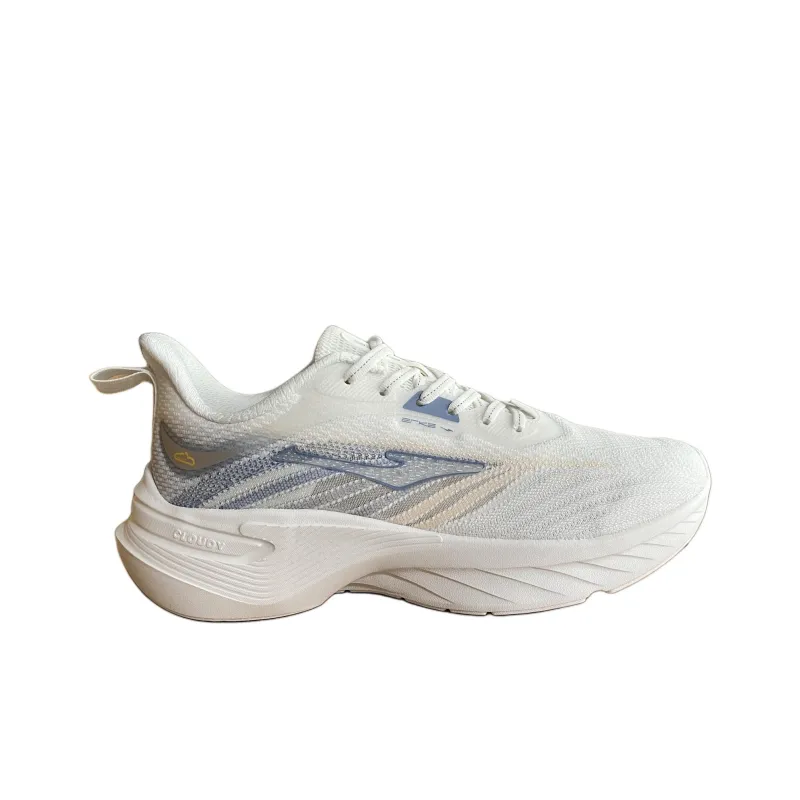 Erke Low-Top Running Shoes Men's White Blue-4