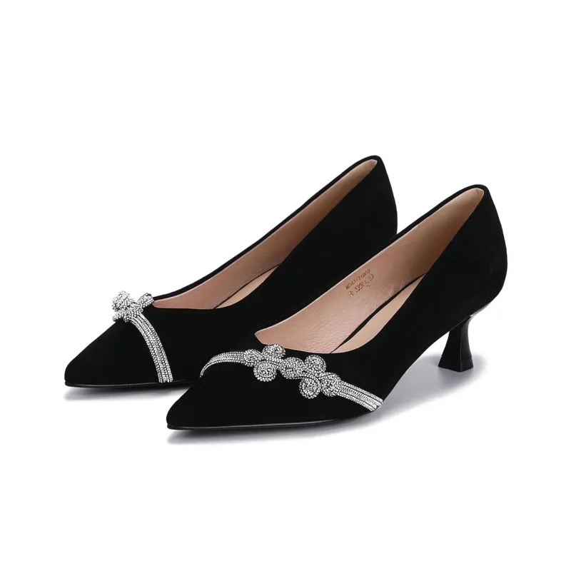 SATURDAY MODE Women's Casual Shoes 5CM Women's Black-4
