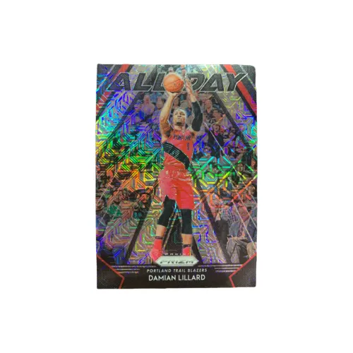PANINI Damian Lillard 18 19 Trail Blazers PZ25mojo Fold Star Card Access Pass Sports Cards 1 Pc
