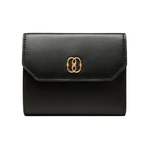 BALLY Calfskin Wallet Women's Black