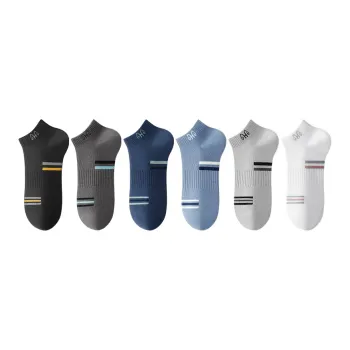 H YXIANG Ankle Socks Men's 6 Pack