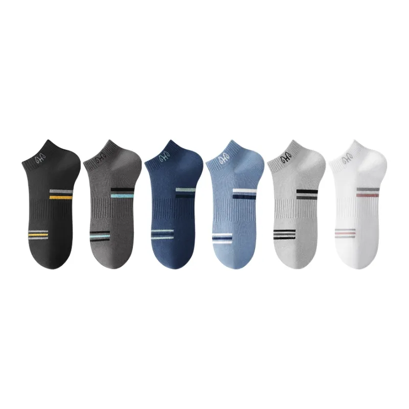 H YXIANG Ankle Socks Men's 6 Pack-0