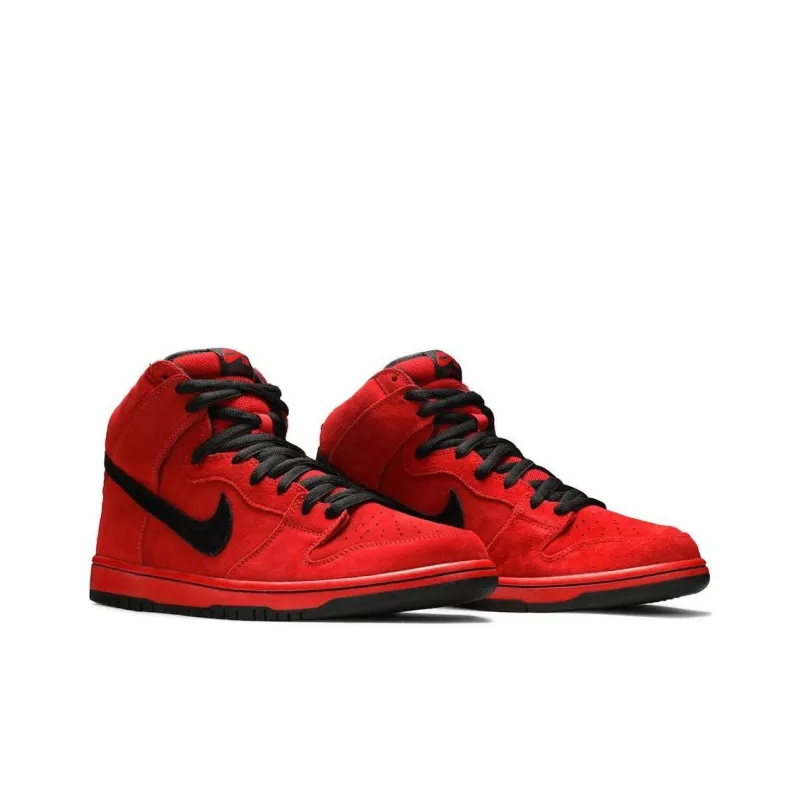 Nike Sb Dunk Mid Sport Red Black-2