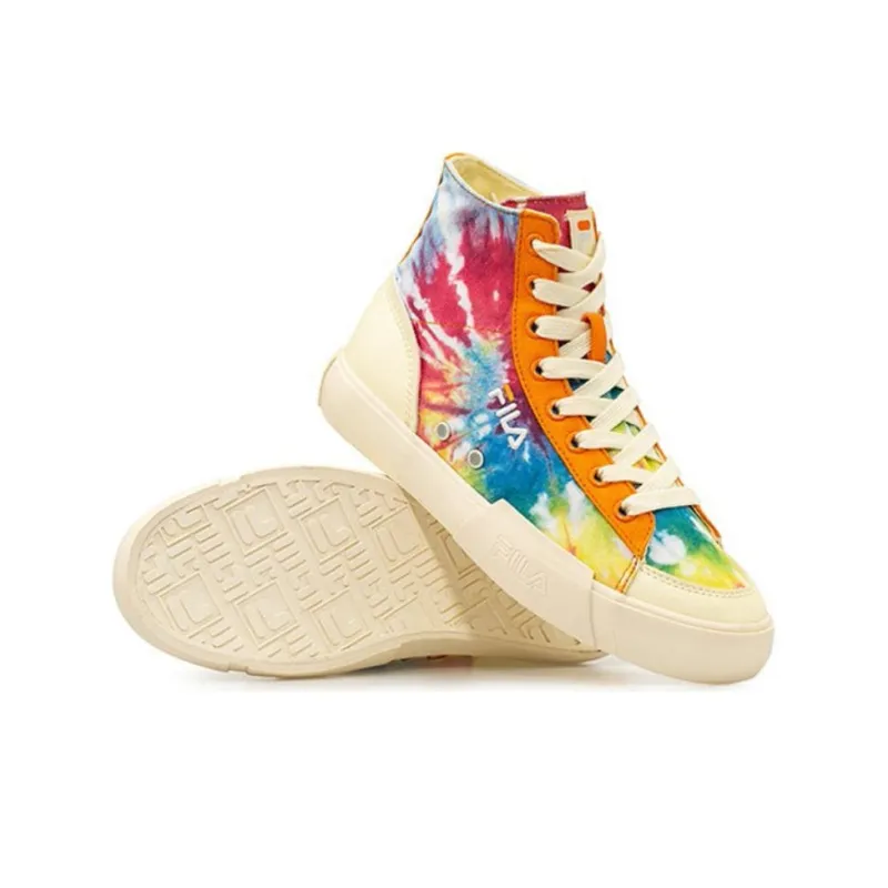 FILA FUSION Fila Block High High Canvas Shoes Colorful Women's-3