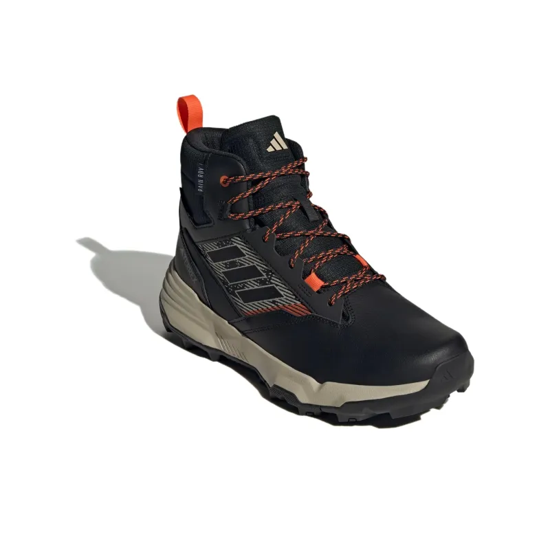 Adidas Unity Leather Mid Rain.RDY Shadow Red Core Black Semi Impact Orange-2