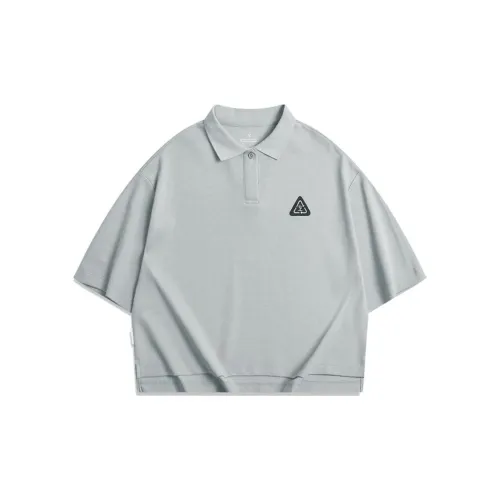 XTEP Polo Shirts Women's Pure Moon Gray