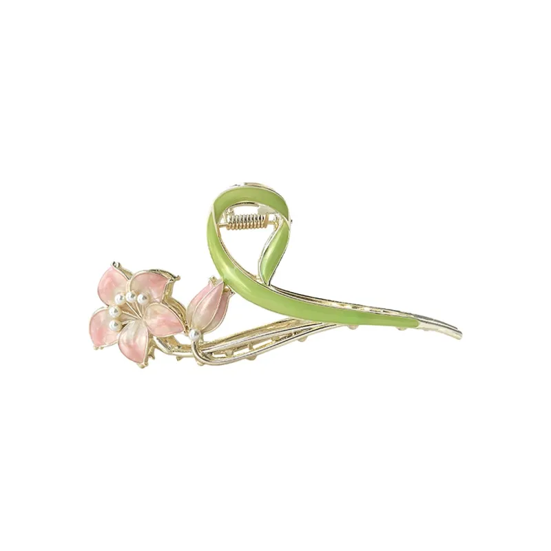 Yiru Alloy, Drip Glaze Hair Clips Women's-0