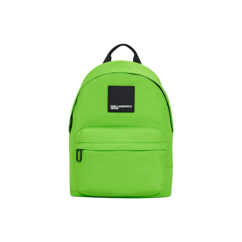 KARL LAGERFELD Recycled Nylon+Recycled Polyester+Polyurethane Backpack Men's Green-0