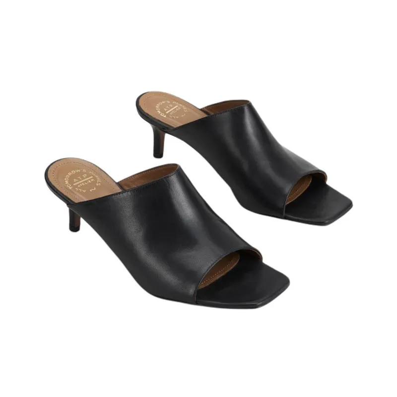 ATP Atelier Slip-Resistant Slide Slippers 4.8cm Women's Black-2