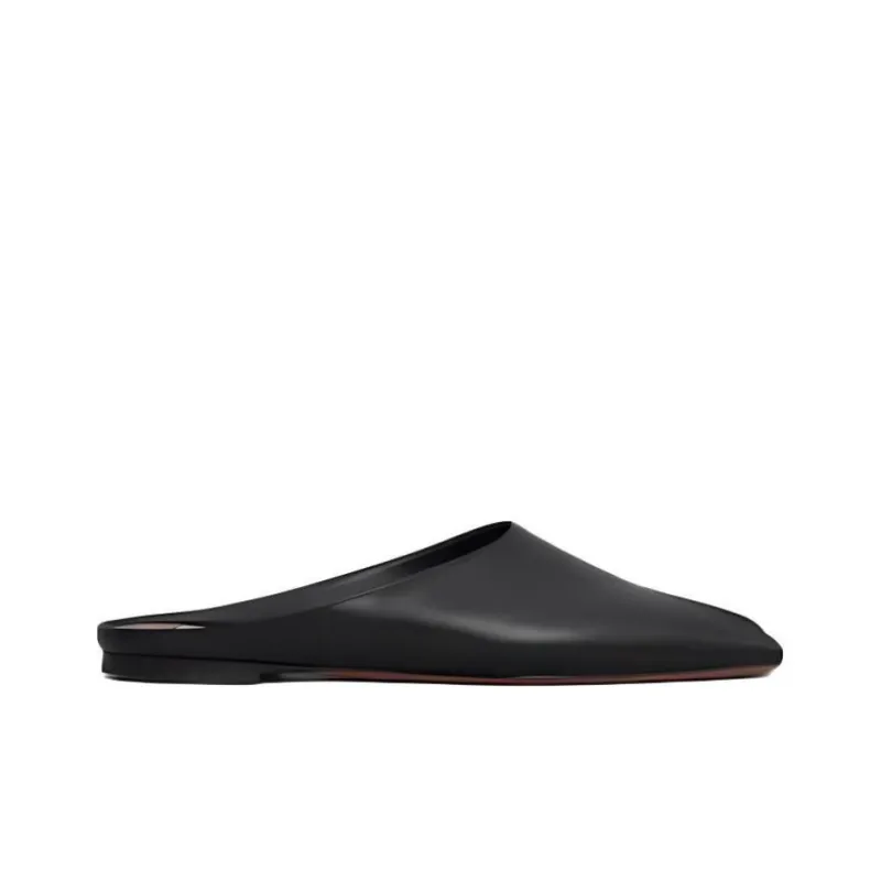 Alaia Slide Slippers Women's Black-1