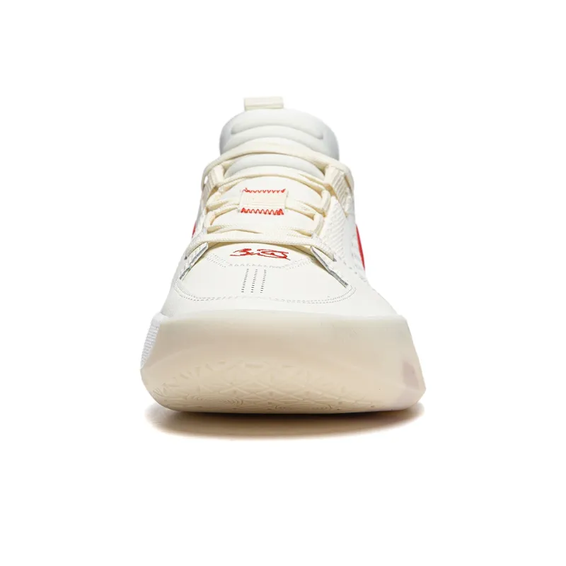 LINING All City 12 Encore Basketball Shoes Men Low Top Ecru-4