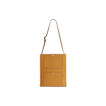 HERMES Evercolor Calfskin Tote Bag Shopping Bag Handbag Men's 28 Caramel Caramel