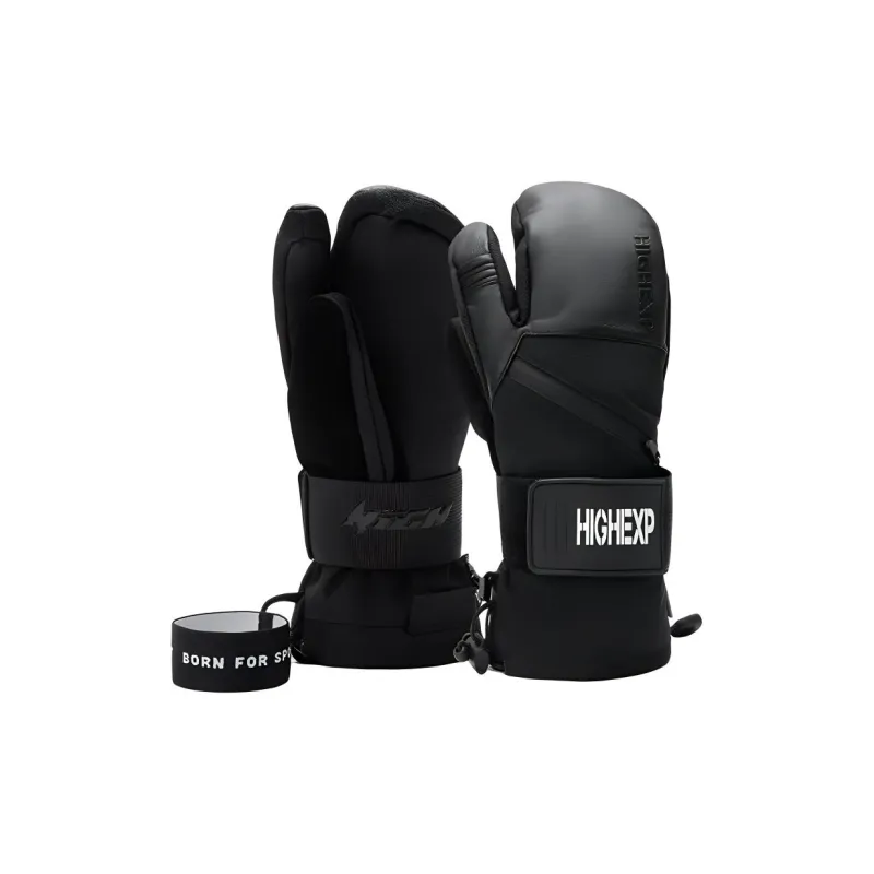 HIGHEXP Ski Gloves Mittens Unisex-12