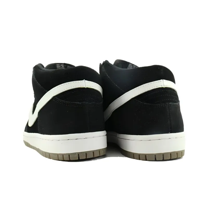 Nike Sb Dunk Mid Pro Black White-4