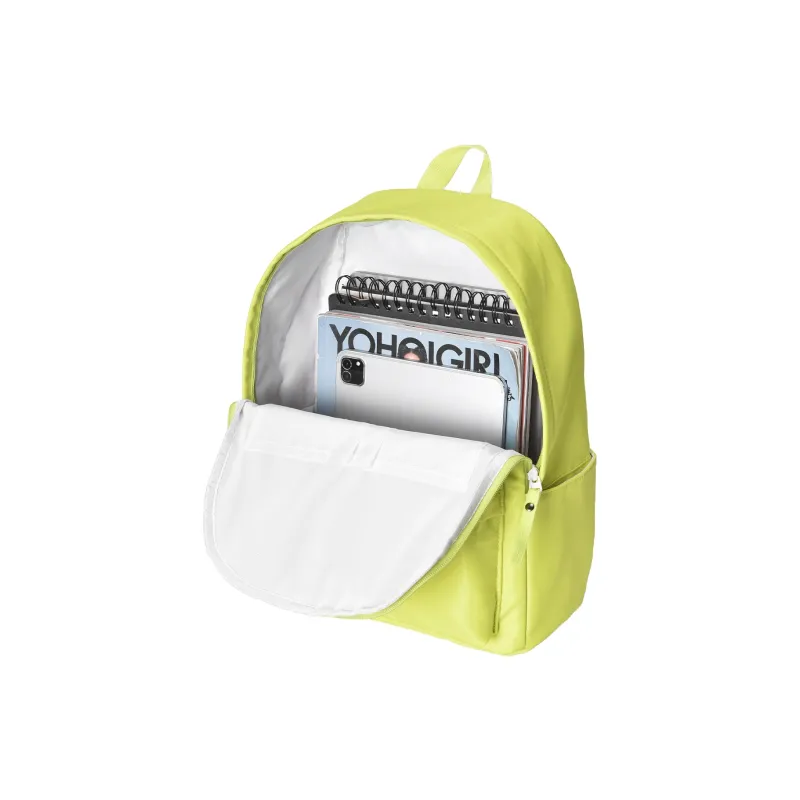 DRACONITE Polyester Students Backpack Regular Unisex Avocado Green-3