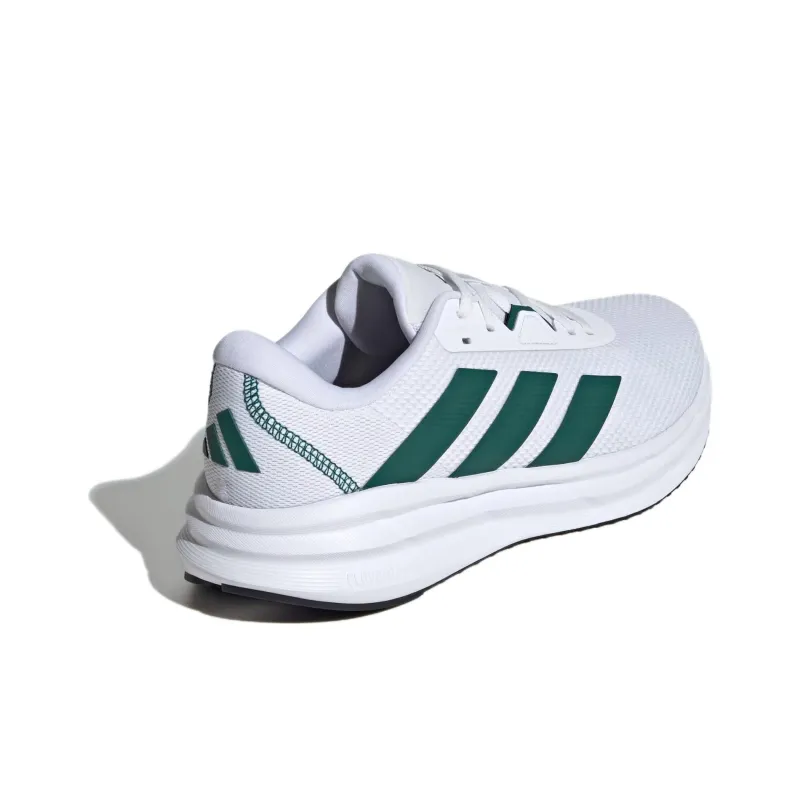 Adidas Galaxy 7 Anti Slip Wear Resistant Low Top Running Shoes Unisex White Green-3
