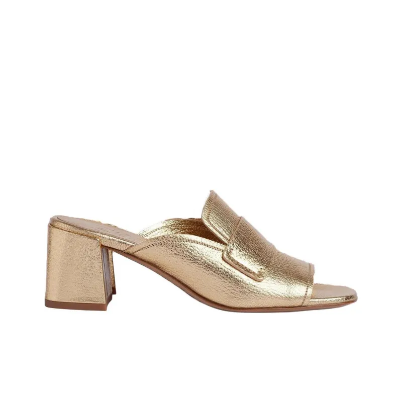 Pedro García Slide Slippers 5.5cm Women's Gold-1