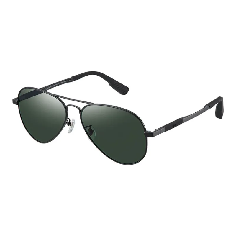Jeep Titanium Alloy Aviator Sunglasses Men's-0