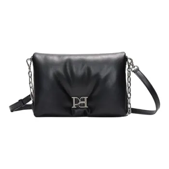 PAULS BOUTIQUE Artificial Leather Crossbody Bag Shoulder Bag Regular Women's Black