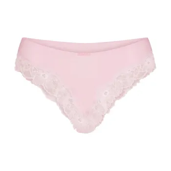 SKIMS COTTON LACE BIKINI Underpants Women's 1 Pack CHERRY BLOSSOM/Cherry Blossom