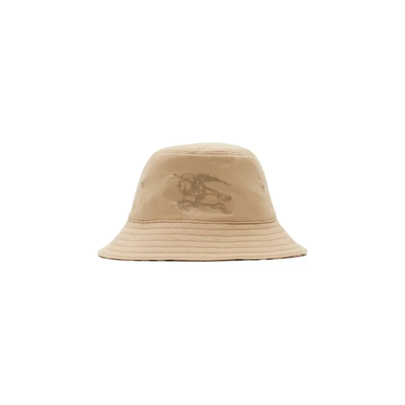 Burberry Logo Tag Reversible Bucket Hat-0
