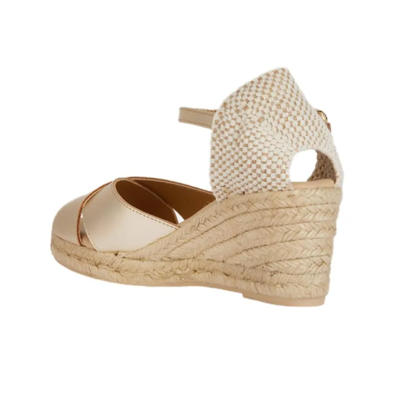 GEOX One Strap Sandals 6.5cm Women's Light Gold-4