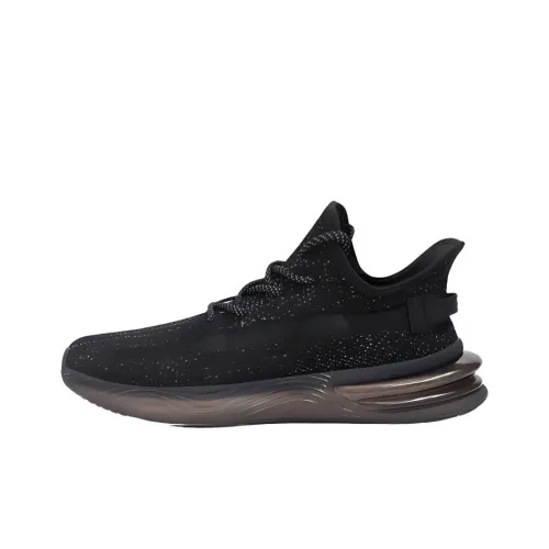 Warrior Slip Resistant And Breathable Low Top Casual Running Shoes Men's Black